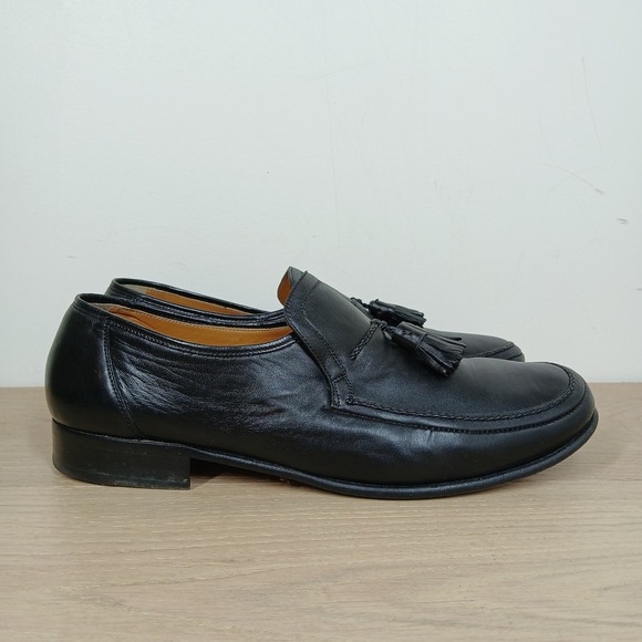 Magnanni Tassel Loafers Mens 9M Black Leather Dress Office Business Casual main image 12